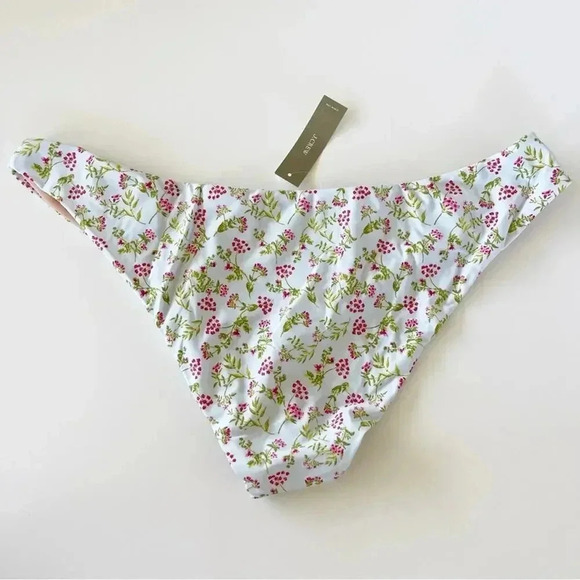 J Crew Curved waist cheeky bikini bottom in cloud meadow floral Size XXL NWT - Picture 7 of 7